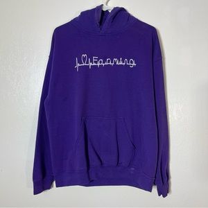 Gildan, Farming Lifeline Hoodie. Size Medium. Good used condition!